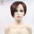 High Temperature Short Bob Cut Lace Front Synthetic Wigs for Women